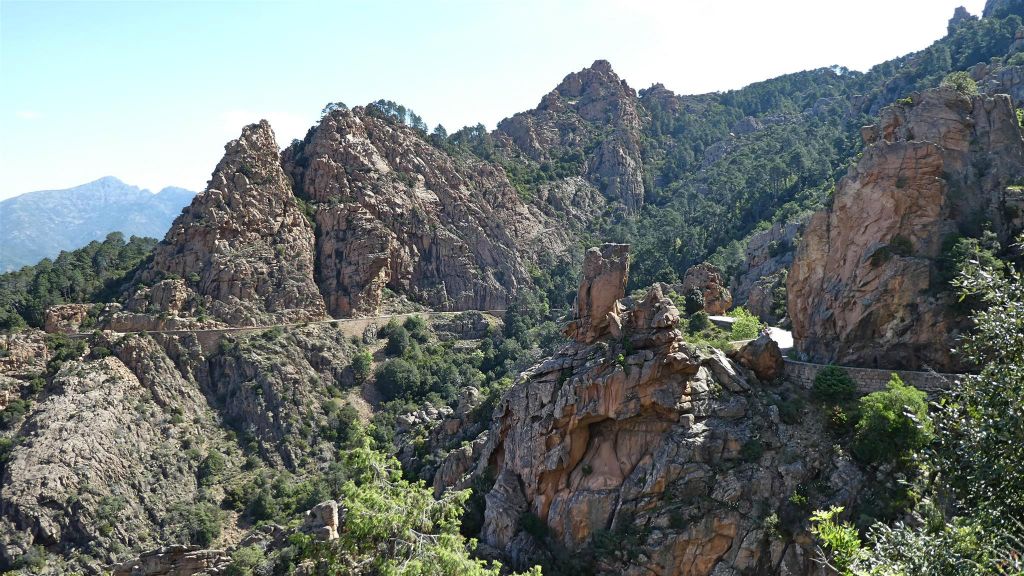CORSICA - PIANA - het landschap