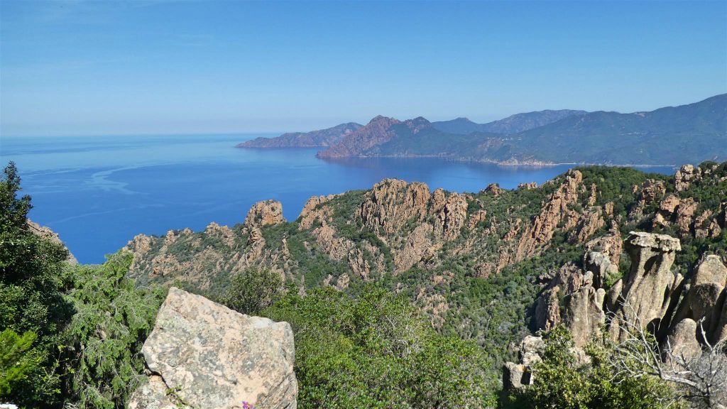 CORSICA - PIANA - het landschap