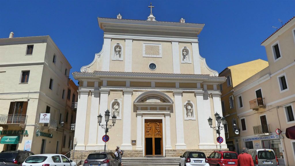 SARDINIË - LA MADDALENA - de sint Maria kerk