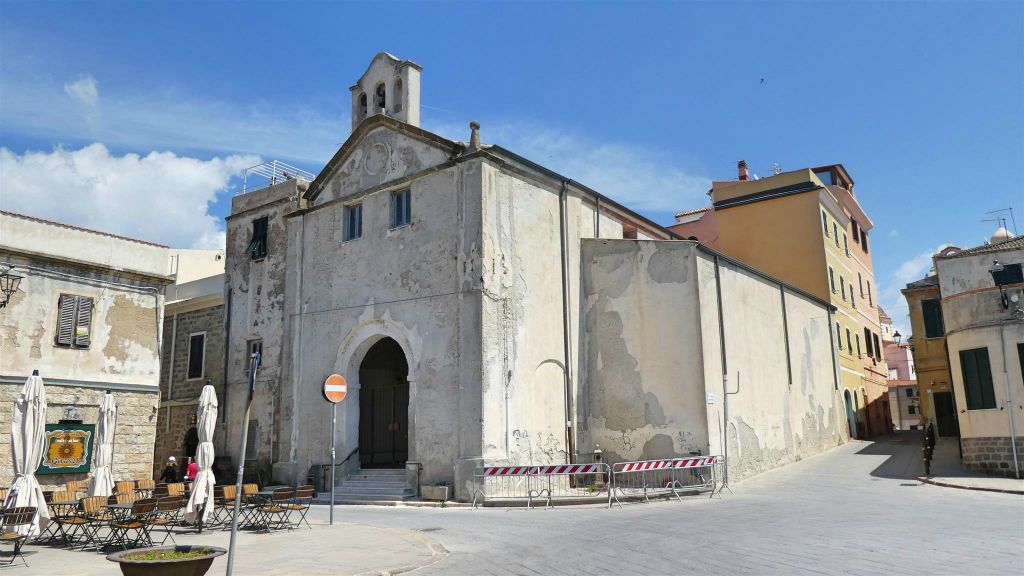 SARDINIË - ALGHERO - de kerk van de Misericordia