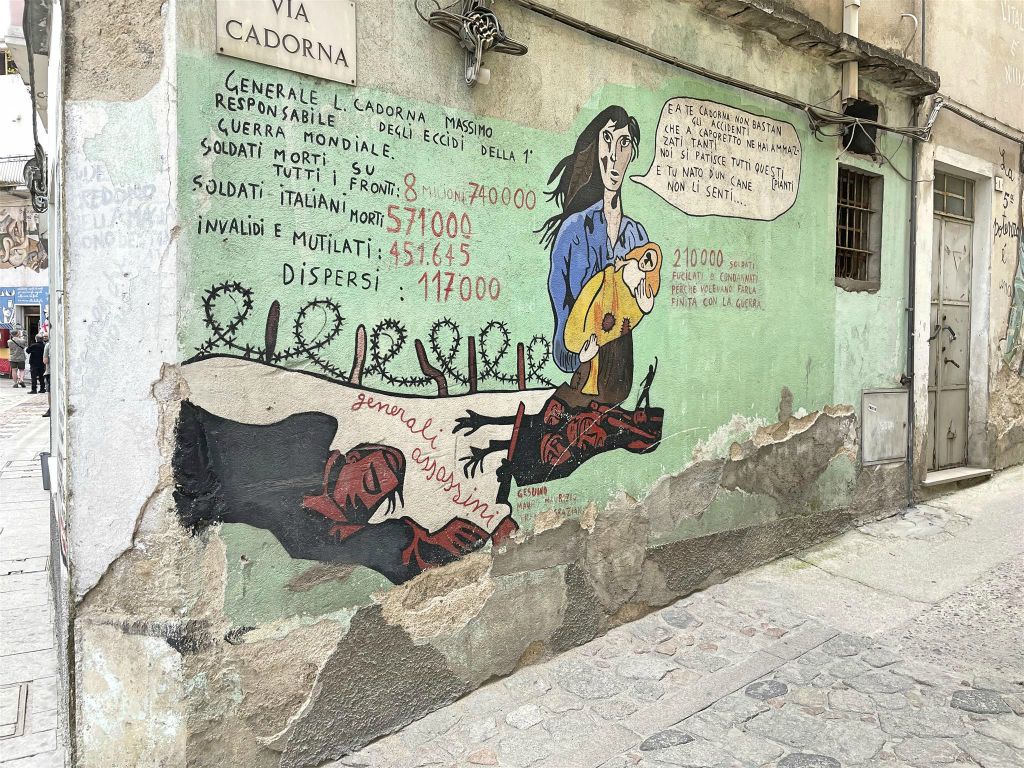 SARDINIË - ORGOSOLO - een muurschildering