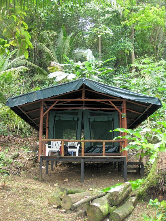 CORCOVADO NATIONAL PARK - de tent van Gerco en Carlos