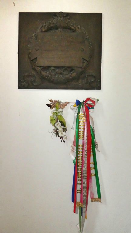 TRENTO - een gedenkmonument in een gevangeniscel bij het kasteel van Buonconsiglio