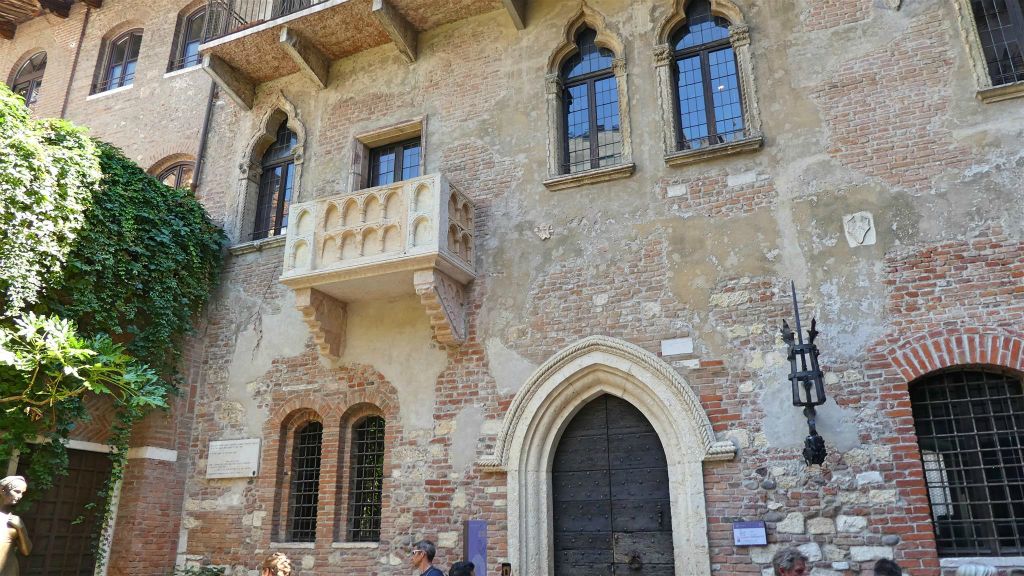 VERONA - het balkon van Romeo en Julia