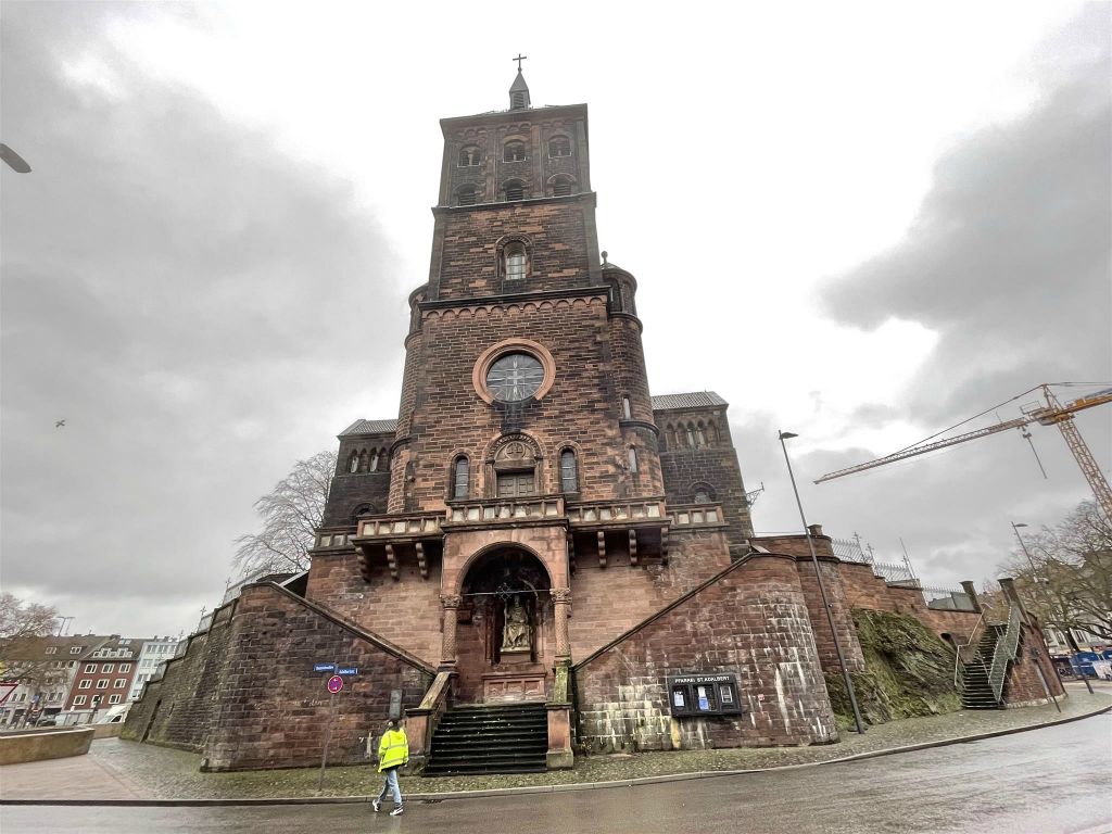 AACHEN - de Sint-Adalbertkerk