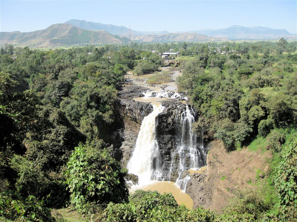 BAHIR DAR -> GONDAR - de watervallen van de Blauwe Nijl