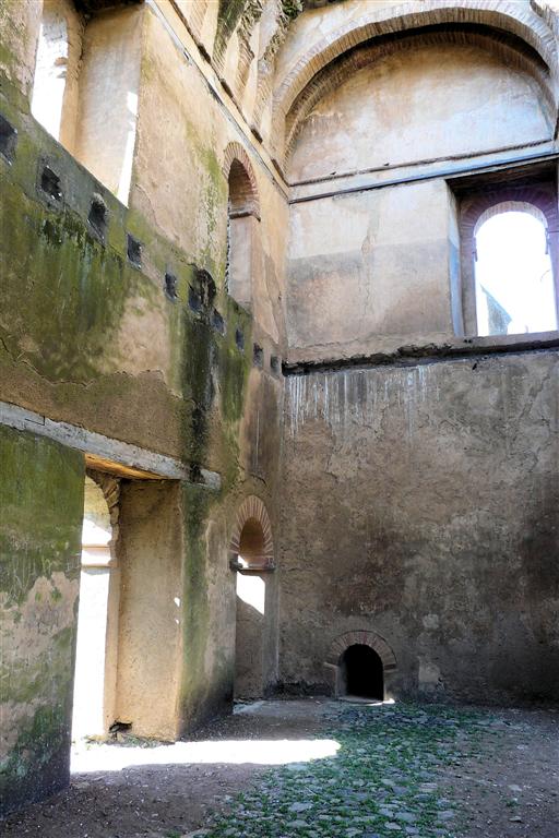 GONDAR - een binnenplaats van het Fasil Ghebbi complex