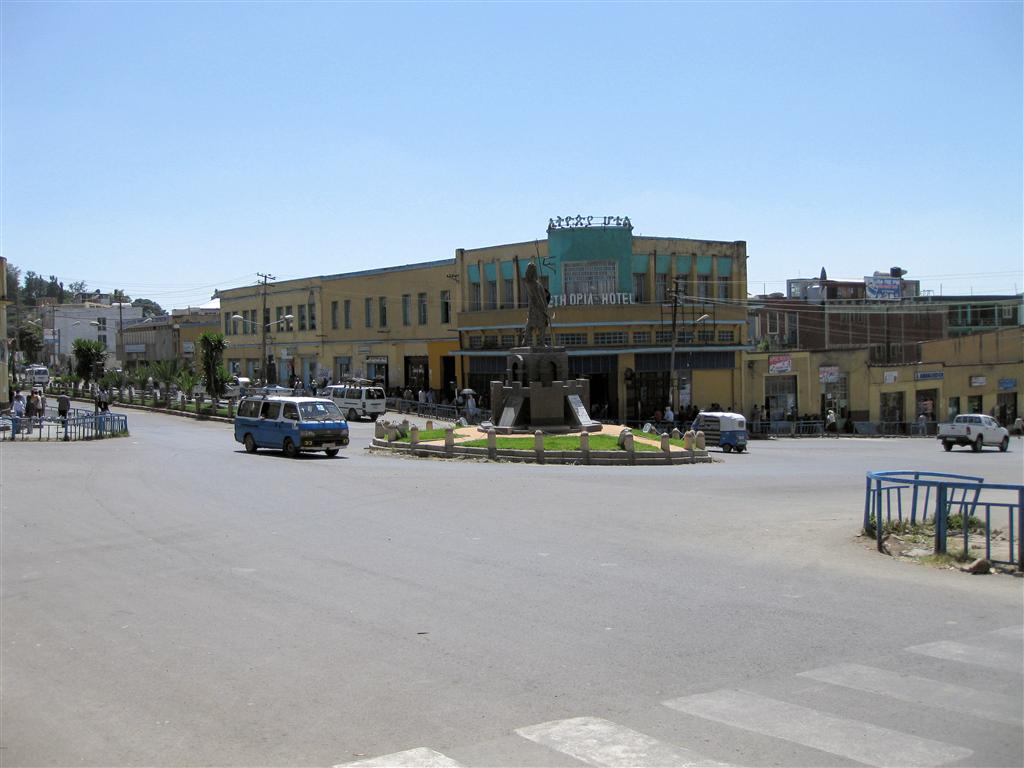 GONDAR - een plein