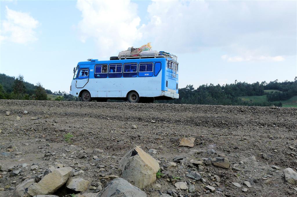 GONDAR -> DEBARK - een lokale bus