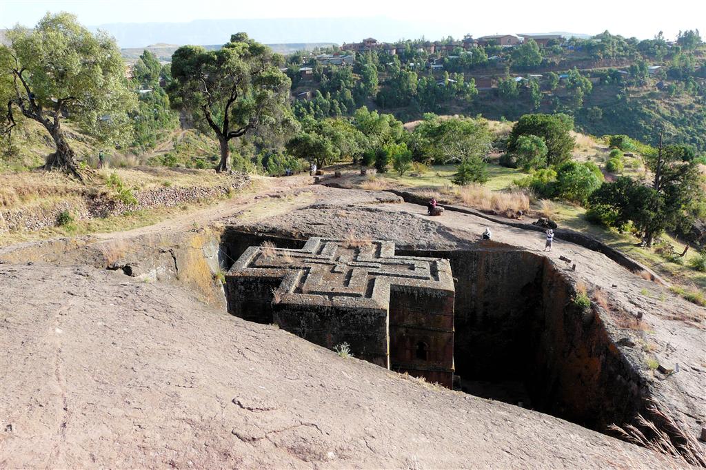 LALIBELA - de Bete Ghiorghis rotskerk