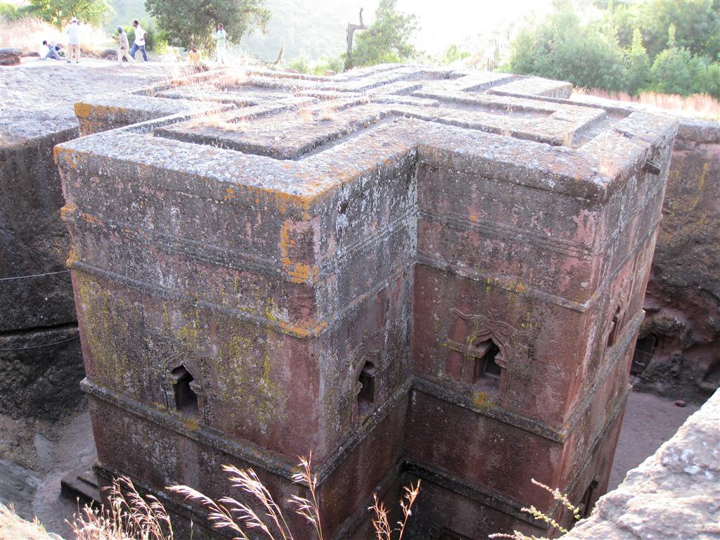 LALIBELA - de Bete Ghiorghis rotskerk
