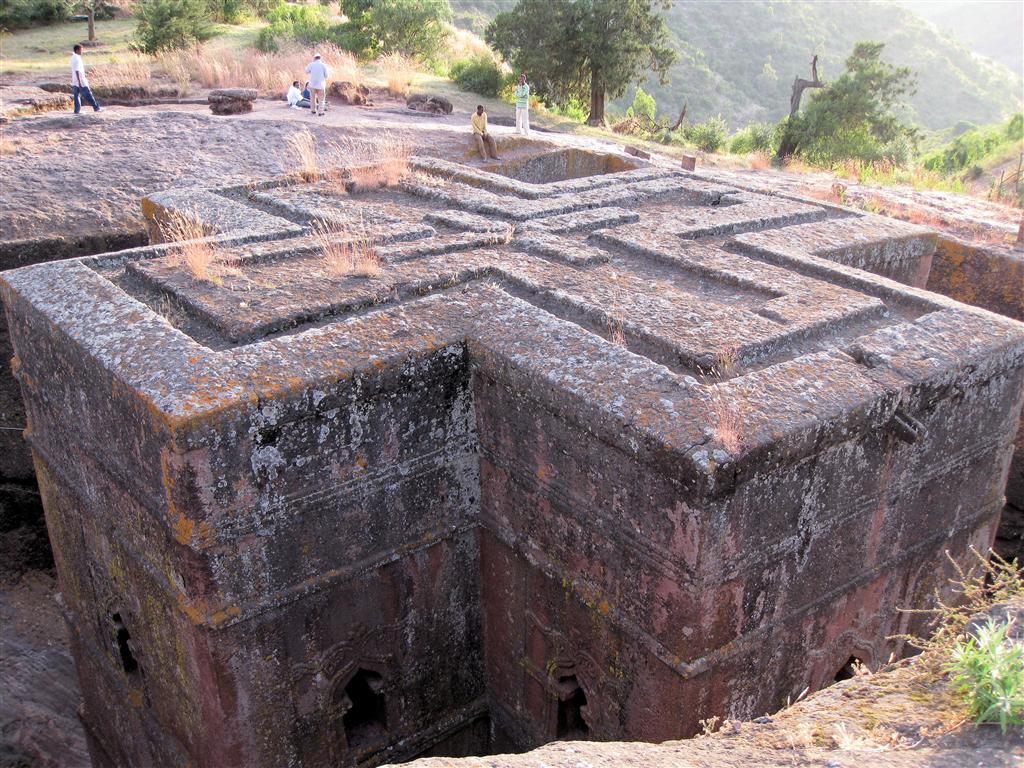 LALIBELA - de Bete Ghiorghis rotskerk