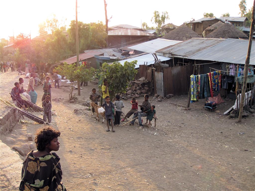 LALIBELA - straatbeeld