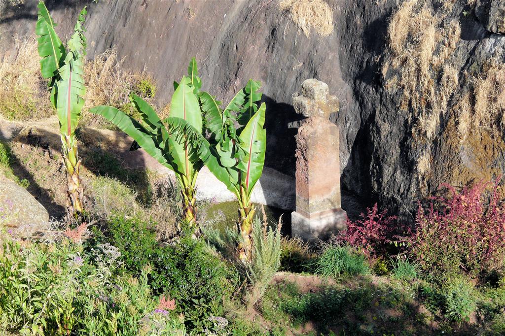 LALIBELA - een kruis in de jordaan rivier