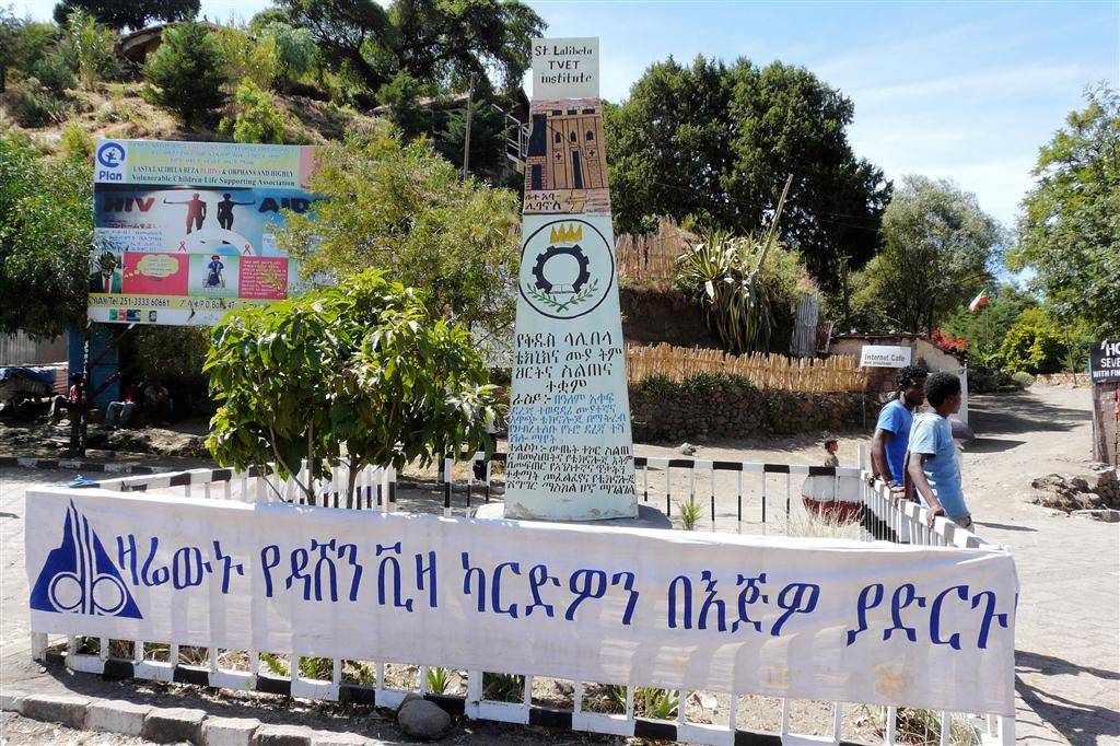 LALIBELA - een rotonde in het centrum