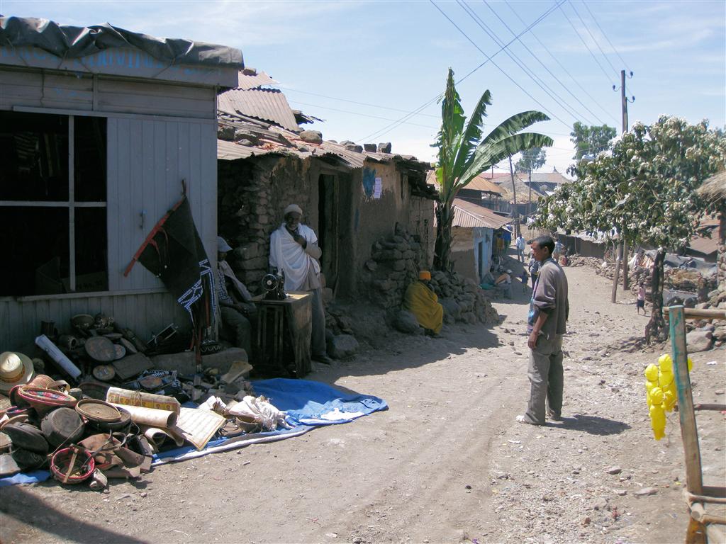 LALIBELA - straatbeeld