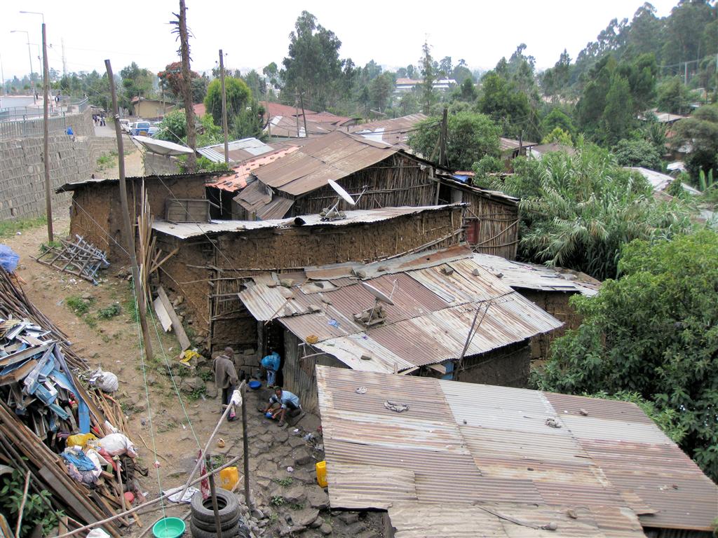 ADDIS ABEBA - een krottenwijk