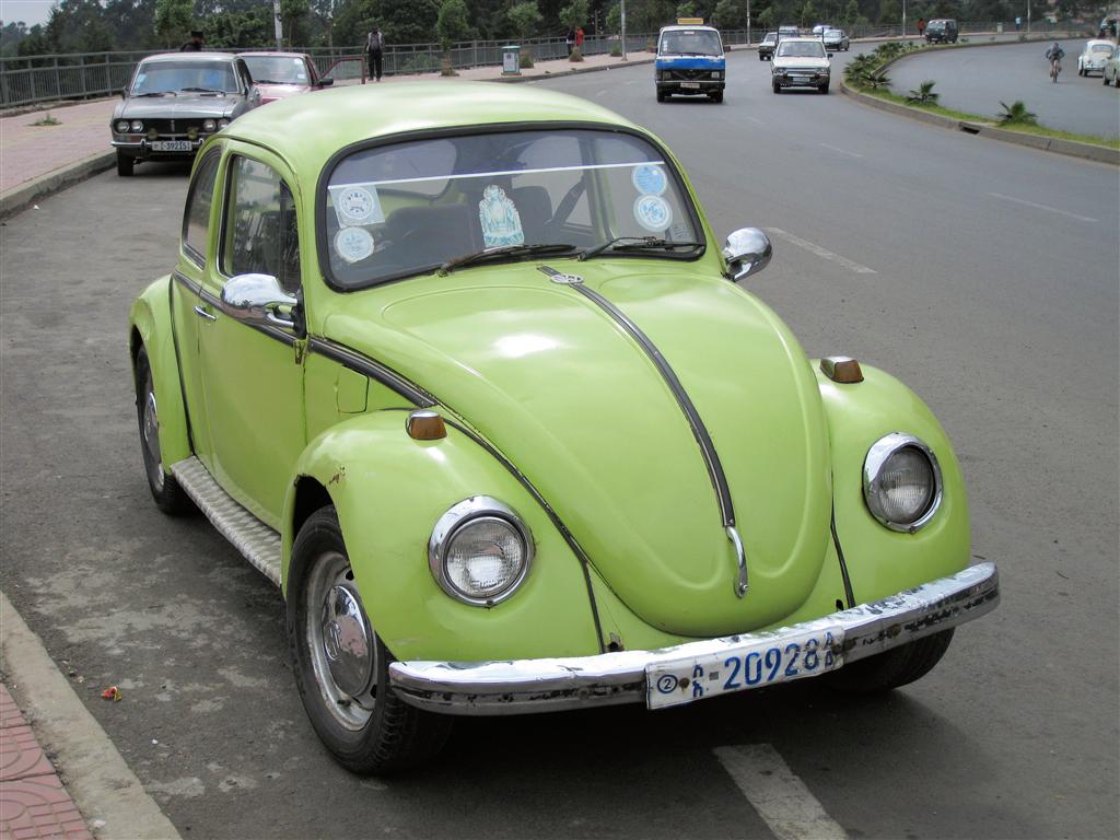 ADDIS ABEBA - een Volkswagen kever