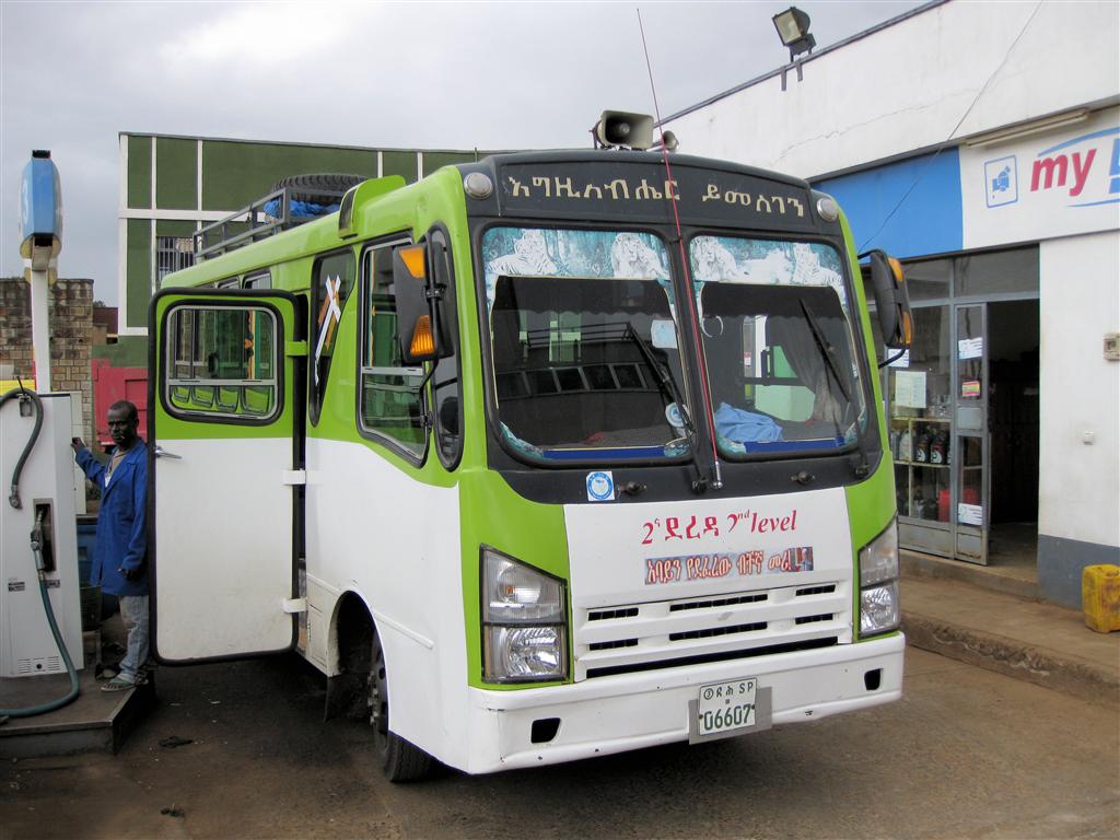 ADDIS ABEBA -> ARBA MINCH - een lokale bus
