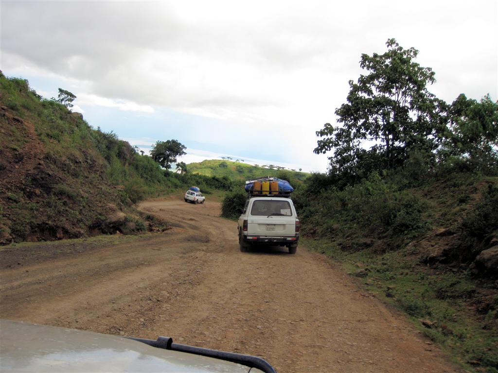 ARBA MINCH - onderweg met de jeeps