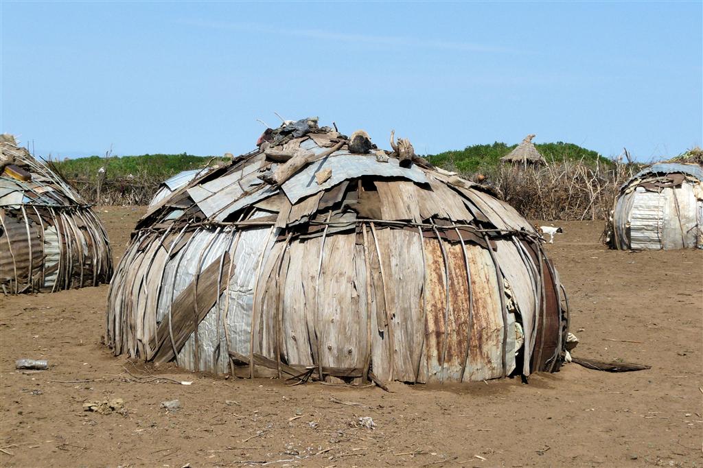 TURMI - een hut van de Dassanech stam