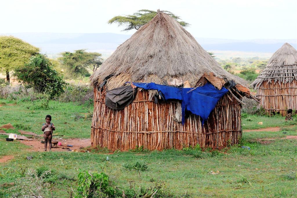 YABELO - hutten van de Borana stam