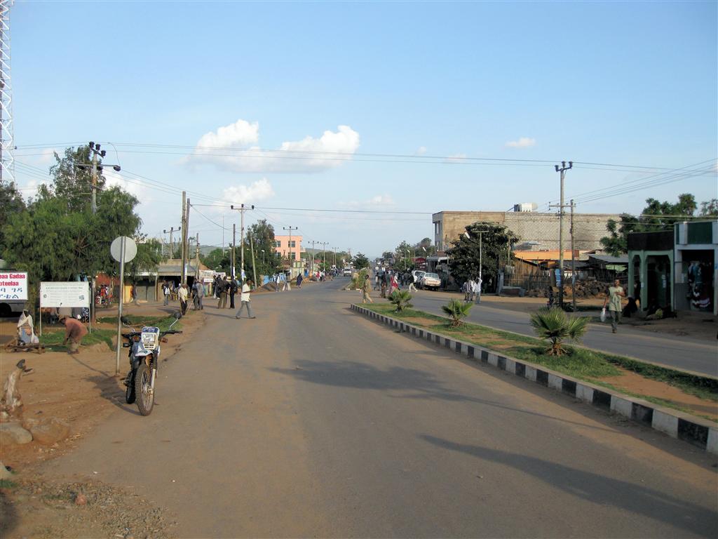 YABELO - de hoofdstraat in het centrum