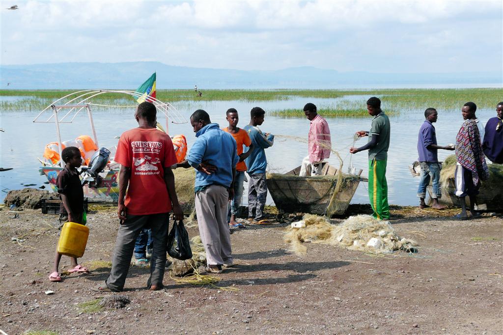 HAWASSA - enkele vissers