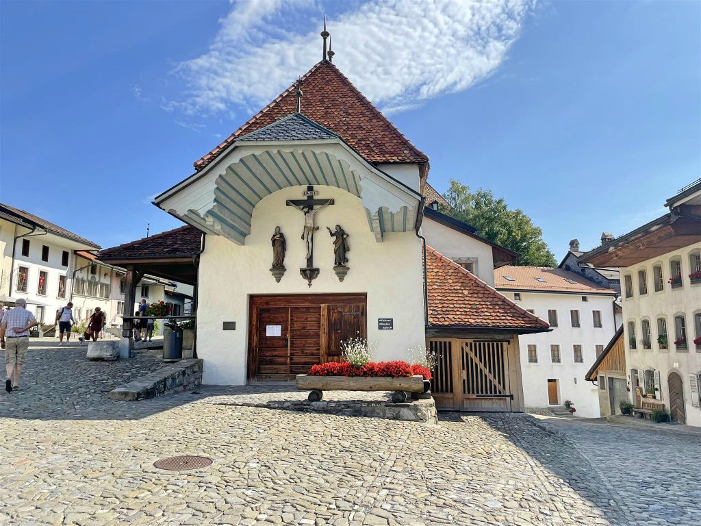 GRUYÈRES - de Calvary kapel