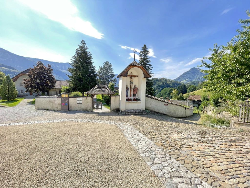 GRUYÈRES - het park Clos aux Cerfs