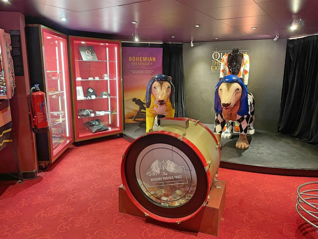 MONTREUX - het museum Queen The Studio Experience in het Montreux casino