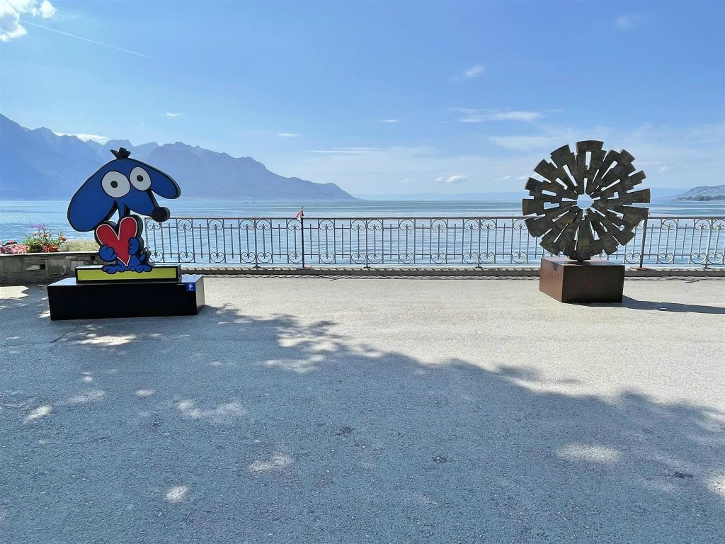 MONTREUX - twee kunstwerken