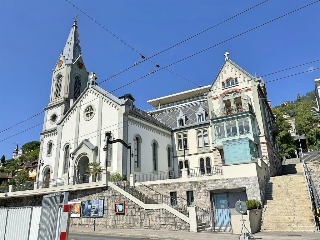 MONTREUX - de Duitse evangelische kerk