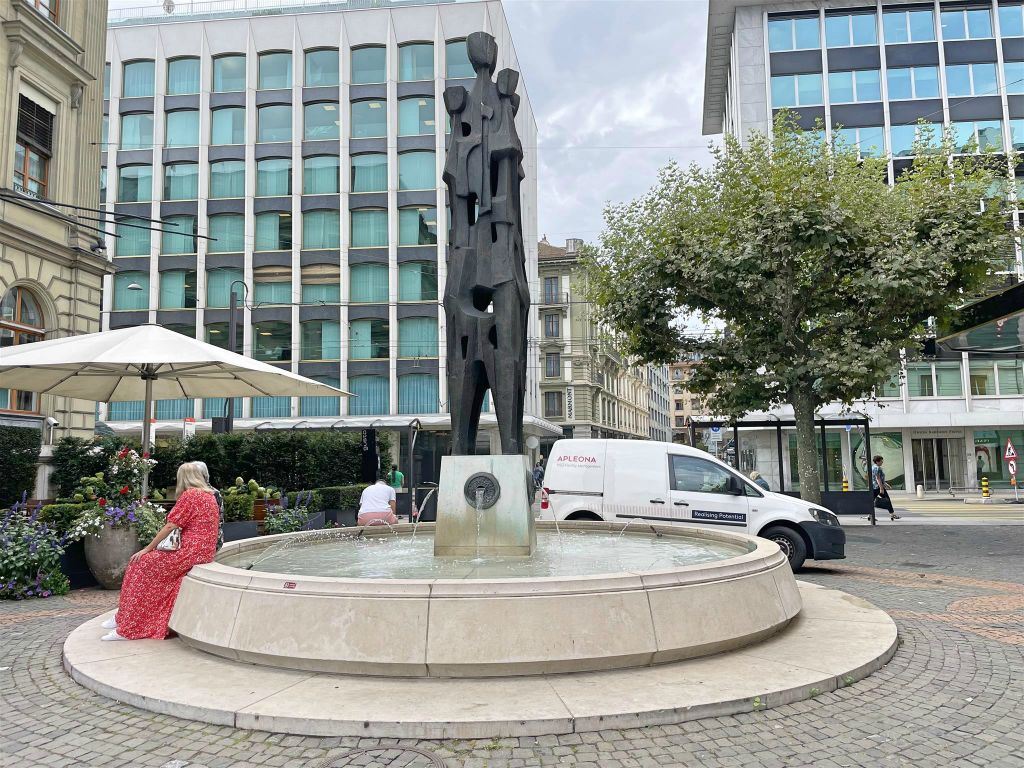 GENÈVE - de la Paix fontein