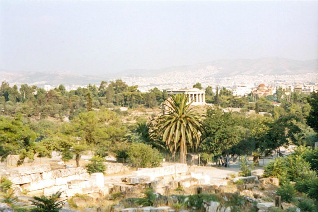 ATHENE - het uitzicht op de Akropolis