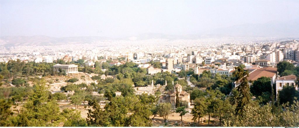 ATHENE - het uitzicht over de stad