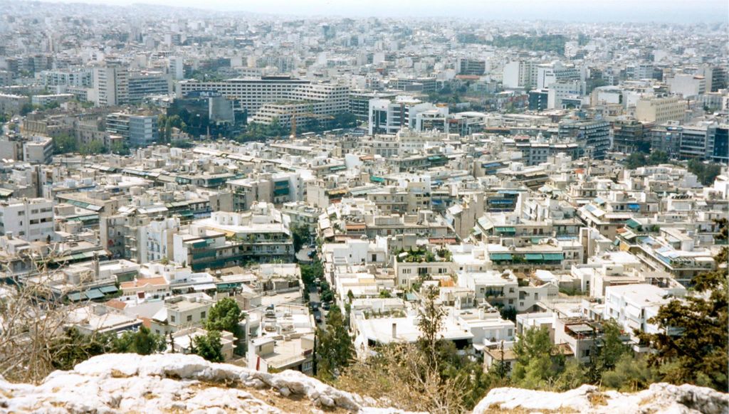 ATHENE - het uitzicht vanaf de Akropolis