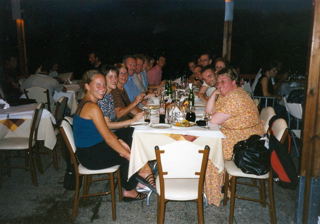IOANNINA - met de groep aan het eten