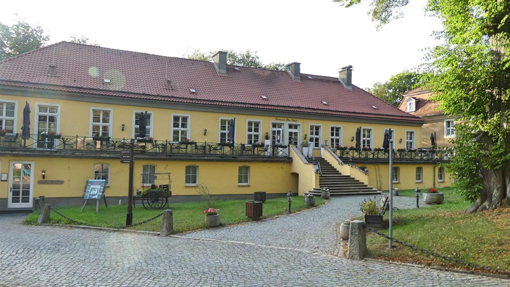 MEISDORF - het restaurant van het parkhotel schloss Meisdorf waar we verbleven