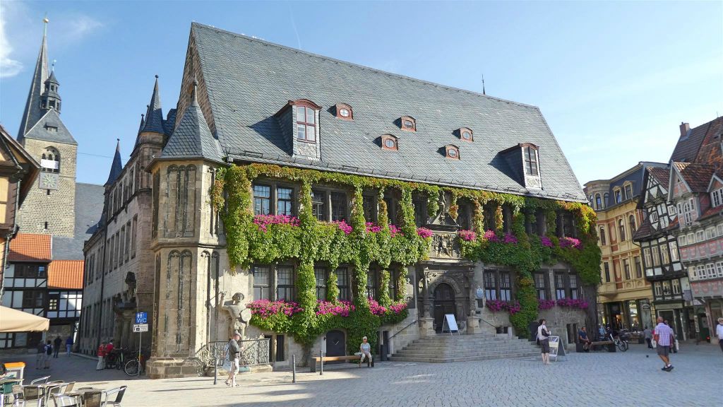 QUEDLINBURG - het stadhuis