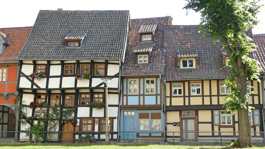 QUEDLINBURG - een scheef huis