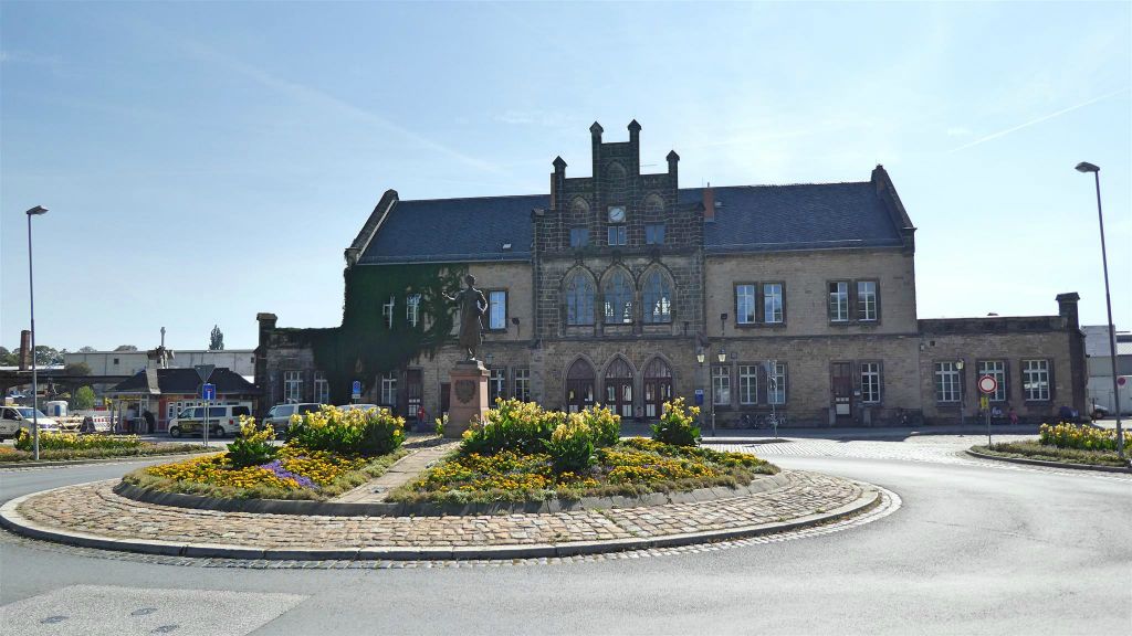 QUEDLINBURG - het stationsgebouw