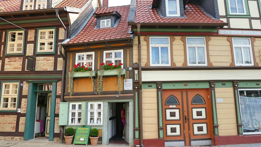 WERNIGERODE - het kleinste huis van Wenigerode museum