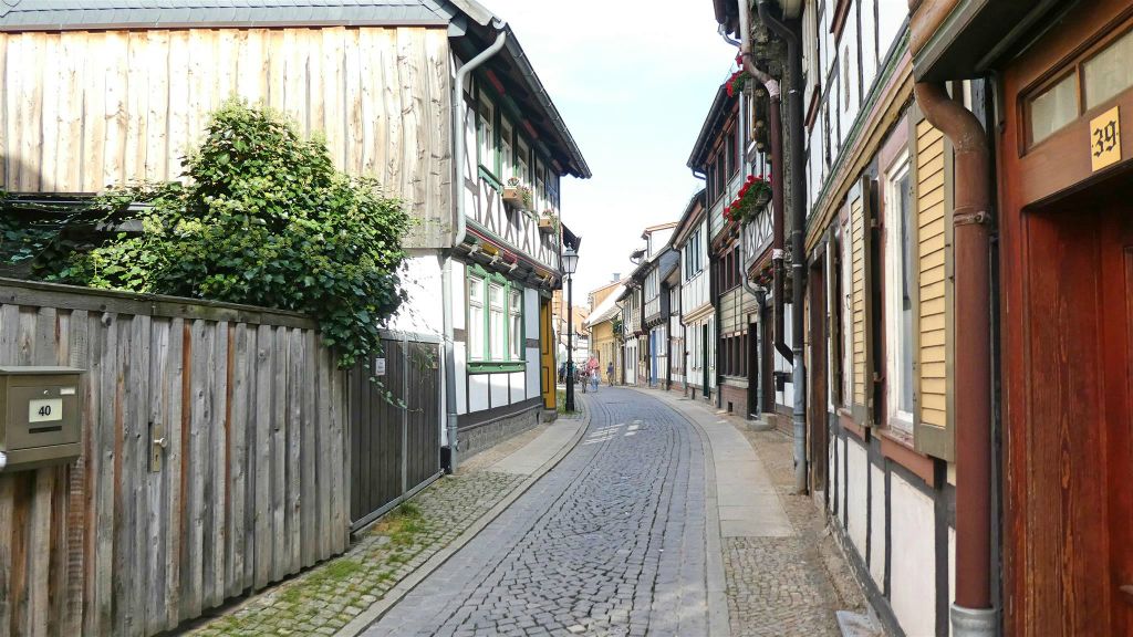 WERNIGERODE - de straat Kochstraße