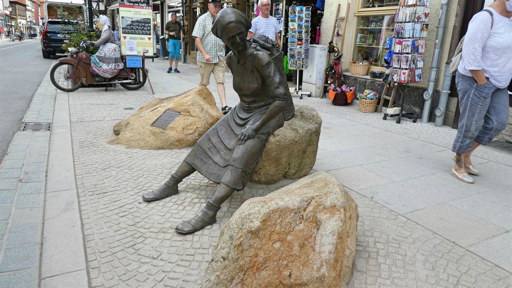 WERNIGERODE - een standbeeld