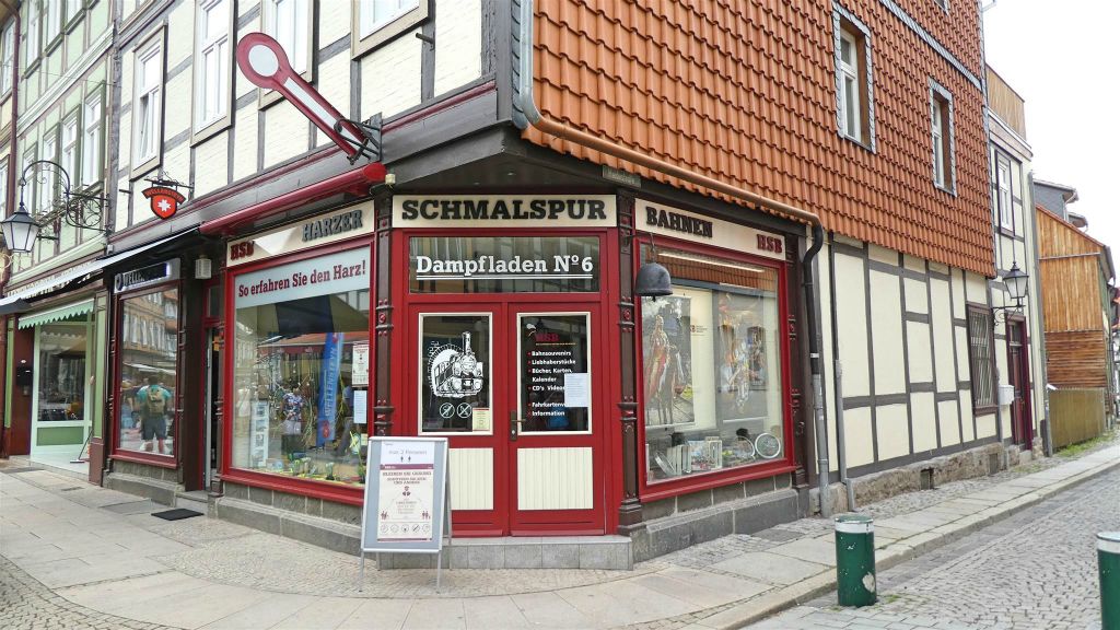 WERNIGERODE - de souvenirwinkel Dampfladen Nr.6