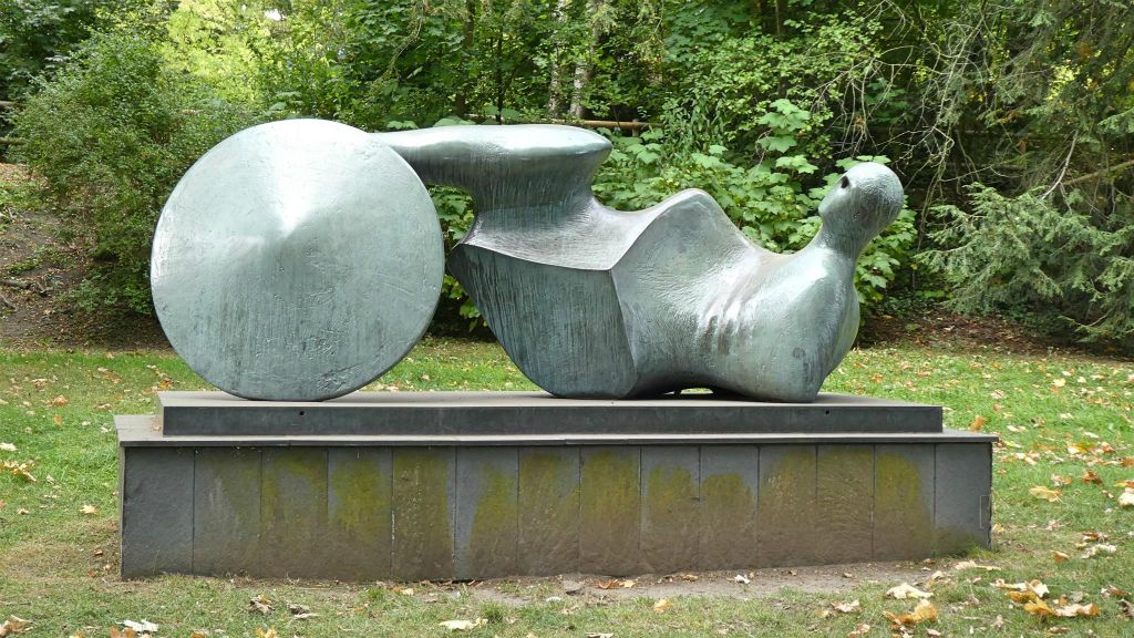GOSLAR - de sculptuur "Goslarer Krieger"