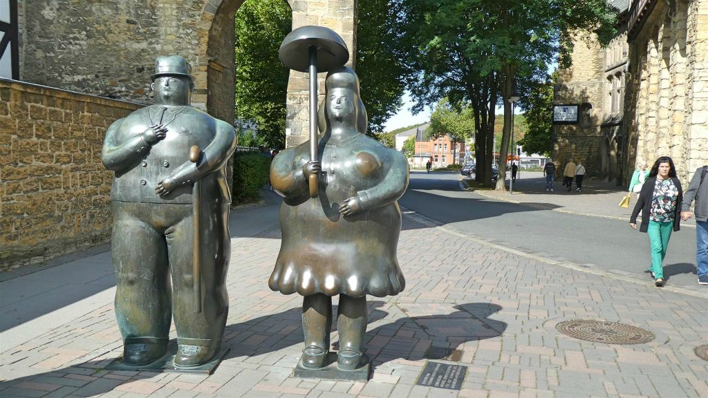 GOSLAR - een standbeeld van Fernando Botero