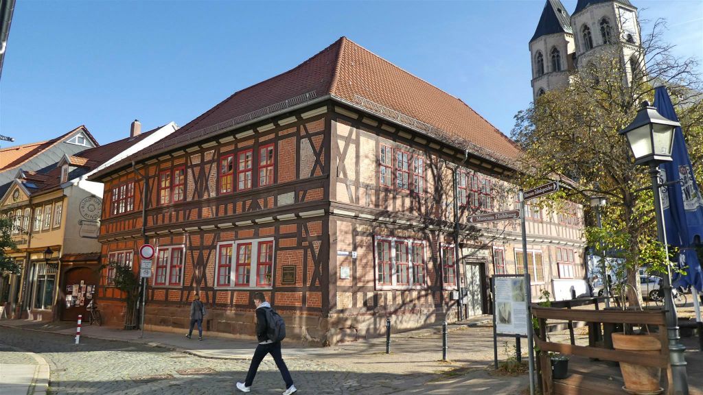 NORDHAUSEN - het huis van de parochie van de parochiekerk van St. Blasii