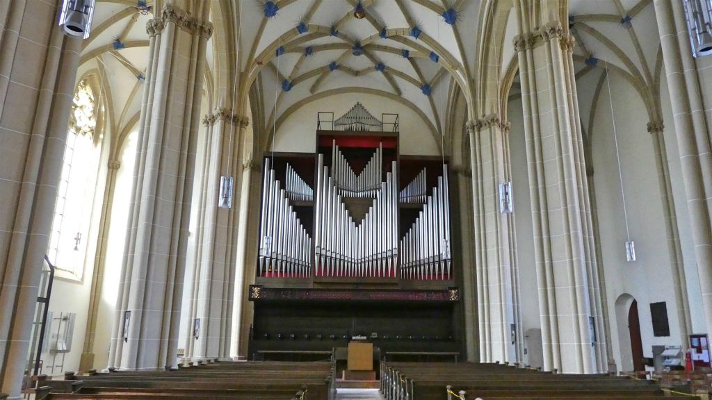 NORDHAUSEN - het orgel in de Dom van Nordhausen